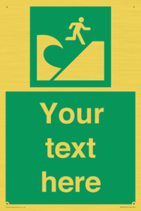 Custom Safe Condition Tsunami evacuation area